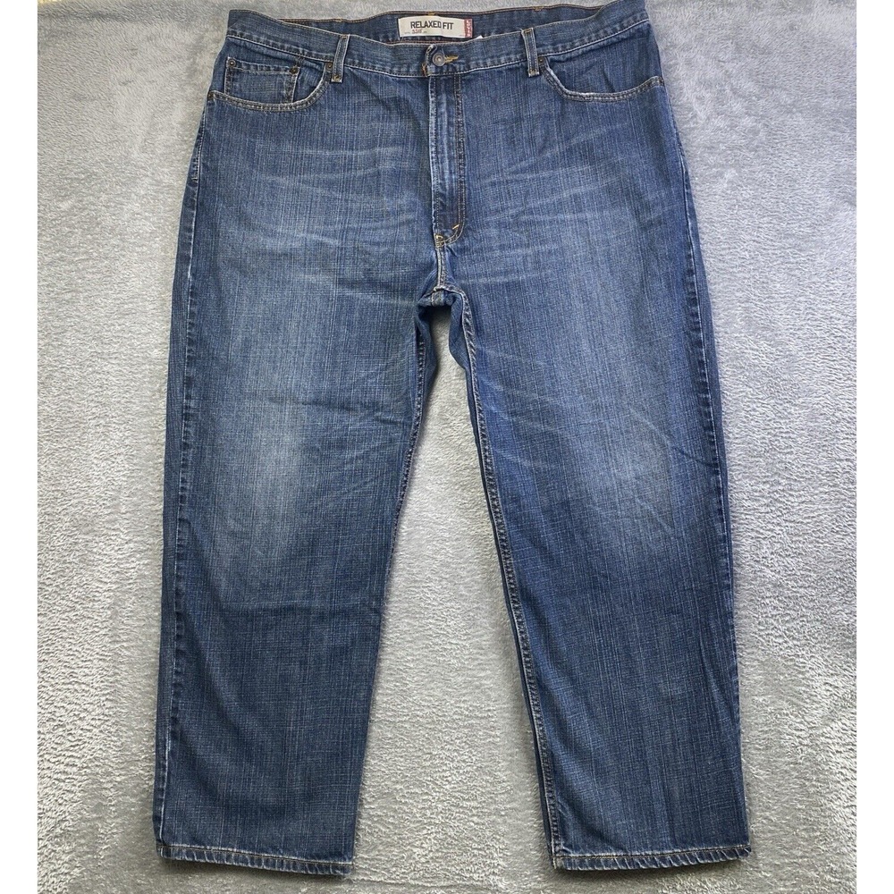 Levis 550 Jeans Men Sz 44x29 Blue Denim Relaxed Fit 100% Cotton Baggy Y2K VTG